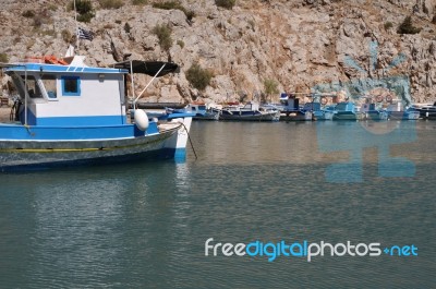 Kalymnos Port Stock Photo