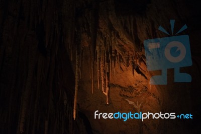 King Soloman Cave In Mole Creek, Tasmania Stock Photo