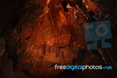 King Soloman Cave In Mole Creek, Tasmania Stock Photo