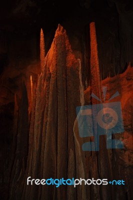 King Soloman Cave In Mole Creek, Tasmania Stock Photo