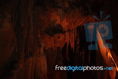 King Soloman Cave In Mole Creek, Tasmania Stock Photo