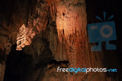 King Soloman Cave In Mole Creek, Tasmania Stock Photo