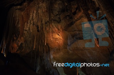 King Soloman Cave In Mole Creek, Tasmania Stock Photo