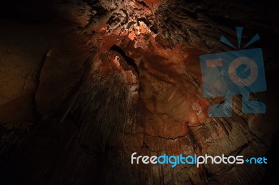 King Soloman Cave In Mole Creek, Tasmania Stock Photo