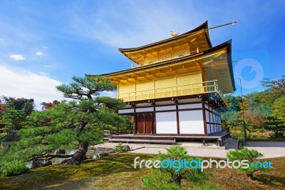 Kinkakuji Temple In Kyoto Stock Photo