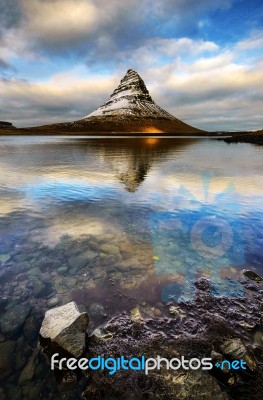 Kirkjufell Stock Photo