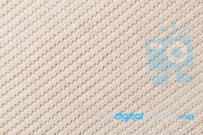 Knitting Fabric With Glitter Background Stock Photo