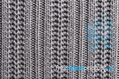 Knitting Wool Texture Stock Photo