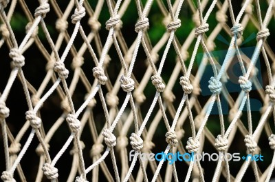 Knotted Rope Stock Photo