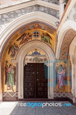 Kykkos Monastery Near Pedoulas In Cyprus Stock Photo