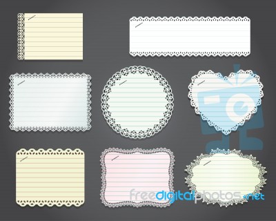 Lacework Paper Stock Image