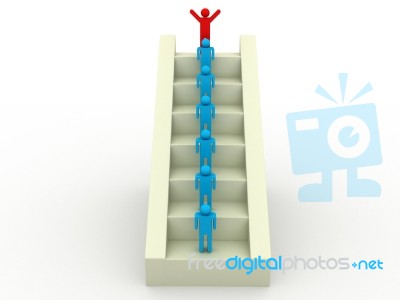 Ladder Of Success Stock Image