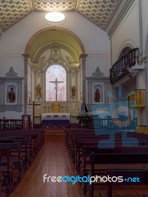 Lagos, Algarve/portugal - March 5 : View Of An Altar In St Marys… Stock Photo