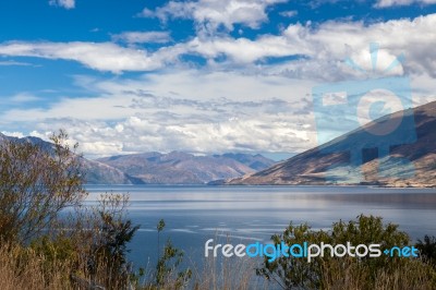Lake Wanaka Stock Photo