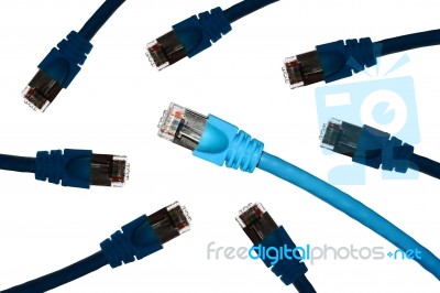 Lan Cable Stock Photo