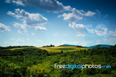 Landscape From Romania Stock Photo