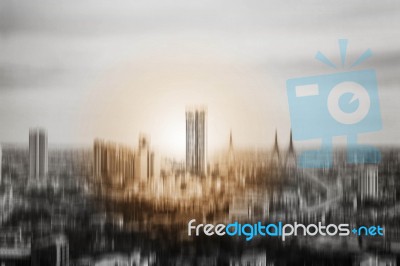 Landscape With A Blurred Image Stock Photo Landscape With A Blurred Image Stock Photo