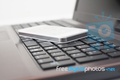 Laptop And Smartphone Concept Stock Photo