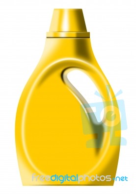 Laundry Bottle Isolated Stock Image