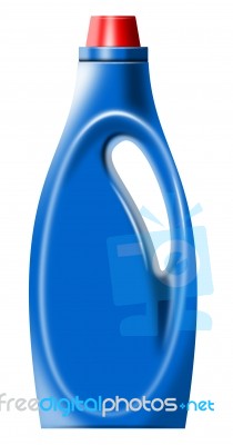 Laundry Bottle Isolated Stock Image