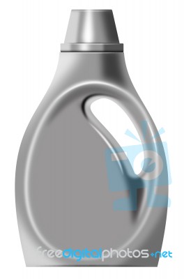 Laundry Bottle Isolated Stock Image