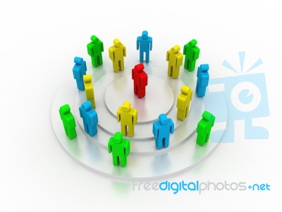 Leader Stock Image