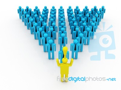 Leading Idea Stock Image