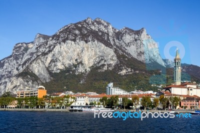 Lecco, Italy/europe - October 29 : View Of Lecco On The Southern… Stock Photo