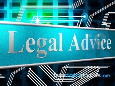 Legal Advice Represents Knowledge Assistance And Justice Stock Image