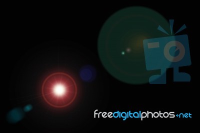 Lens Flare Artistic Background Stock Image