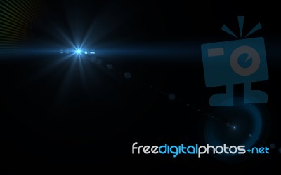 Lens Flare Light Stock Image