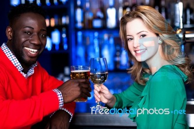 Let's Celebrate Together...cheers Stock Photo