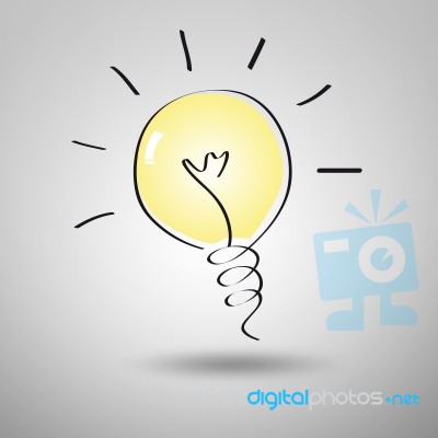 Light Bulb Stock Image