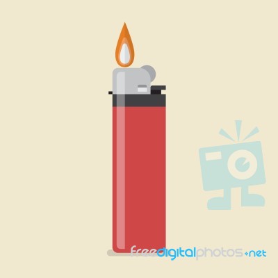 Lighter  Icon Stock Image