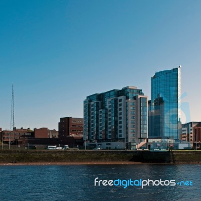 Limerick Riverpoint Buildings Stock Photo