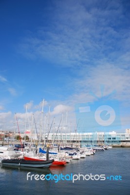 Lisbon's Docks Stock Photo