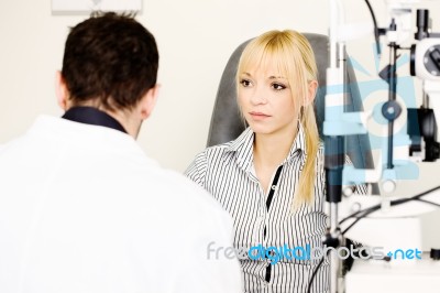 Listening Diagnose After Medical Attendance Stock Photo