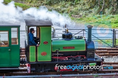 Llanberis Lake Railway Stock Photo
