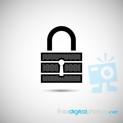 Lock Icon Stock Image