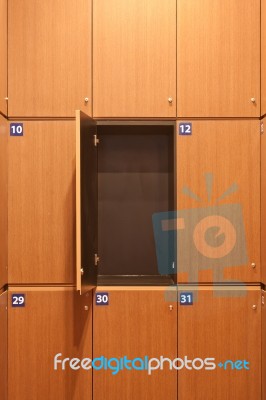 Locker Stock Photo