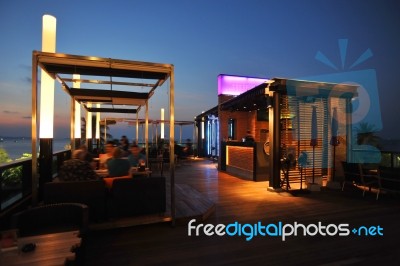 Loft Bar Decoration Style Stock Photo