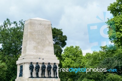 London - July 30 : The Guards Memorial In London On July 30, 201… Stock Photo