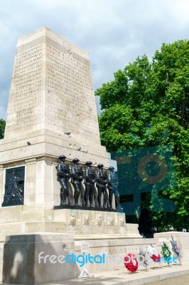 London - July 30 : The Guards Memorial In London On July 30, 201… Stock Photo