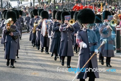 London - November 12 : Band Of The Honorable Artillery Company M… Stock Photo