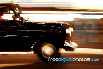 London Taxi Stock Photo