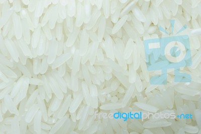 Long Grain Rice Background Stock Photo