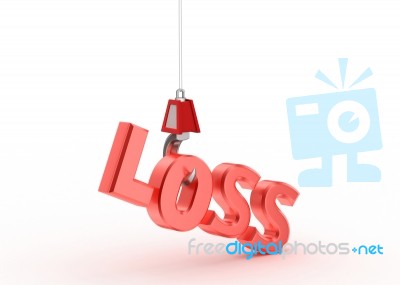 Loss Concept Replacing Stock Image