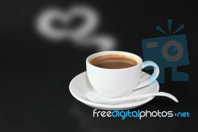 Love Coffee Stock Photo