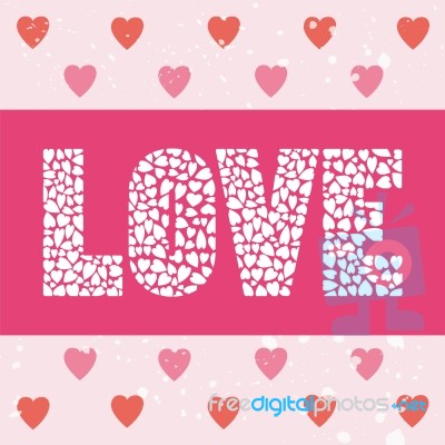 Love Letter Card2 Stock Image