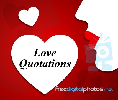 Love Quotations Means Compassion Quotes And Motivation Stock Image